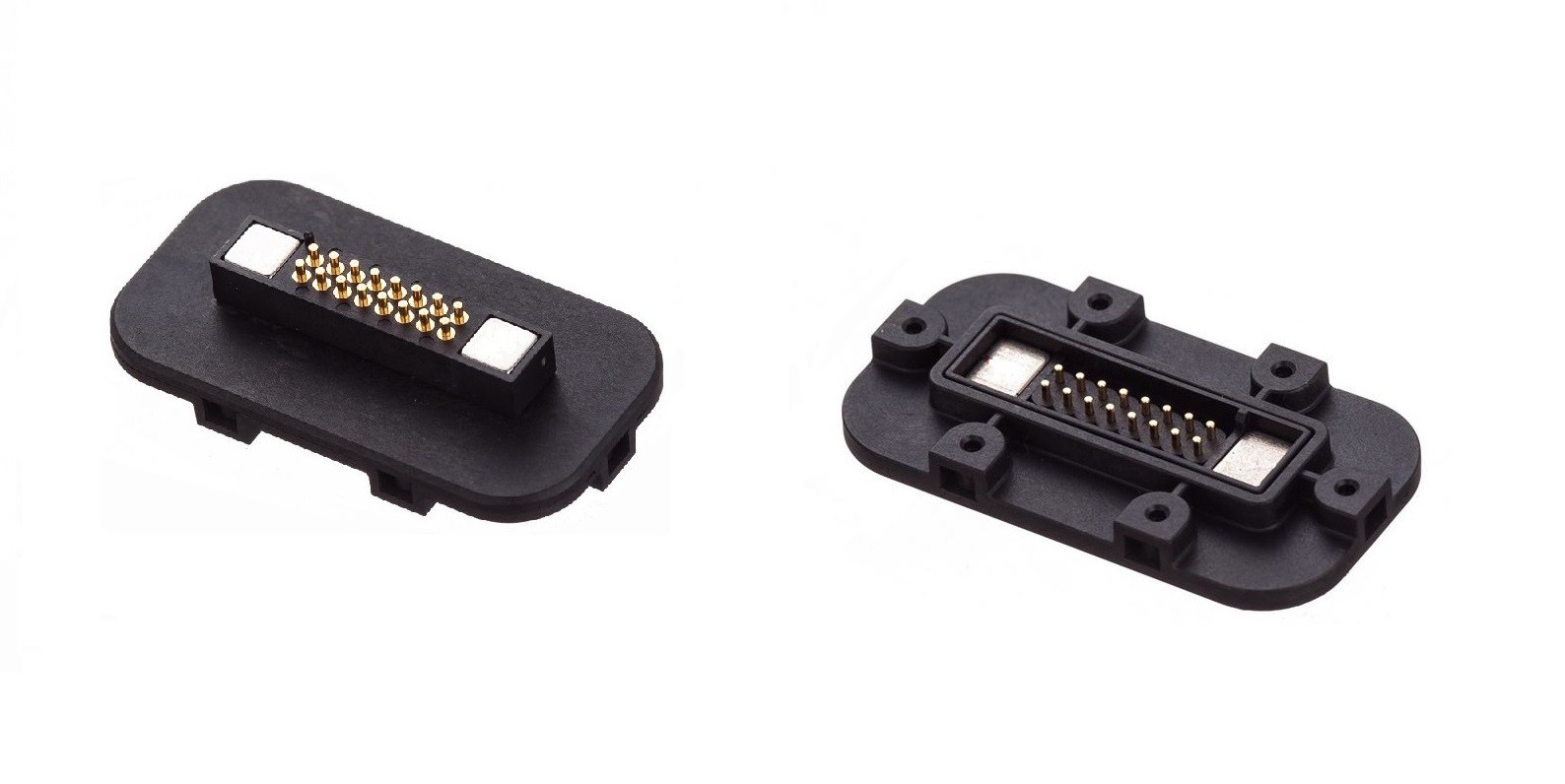 waterproof magnetic male-female-pogo-pin