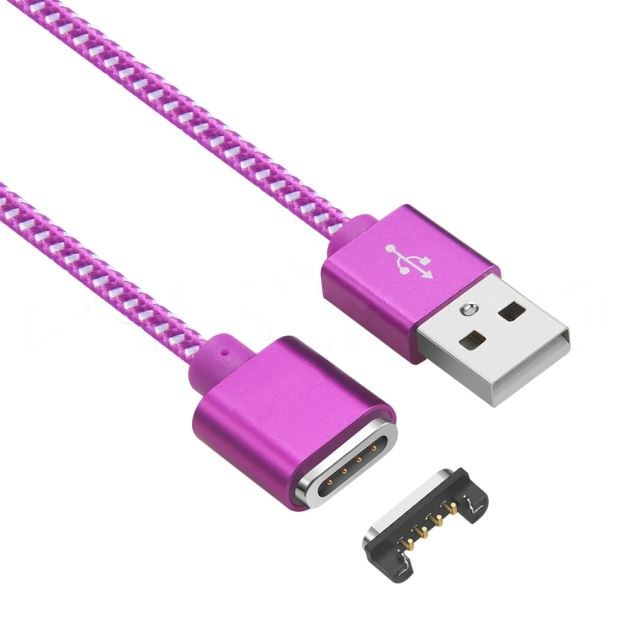 Spring-loaded pogo pin magnetic cable