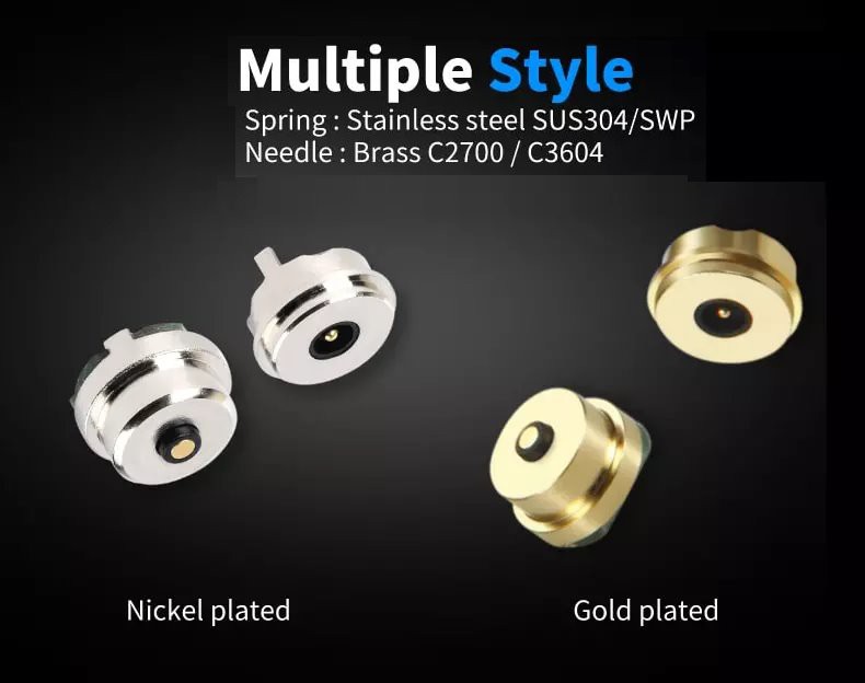 magnetic male and female charging connector