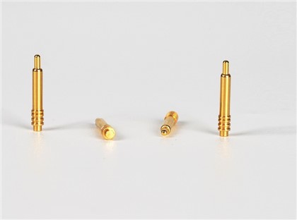 اسپرنگ لوڈڈ چڑھایا گولڈ پوگو پن