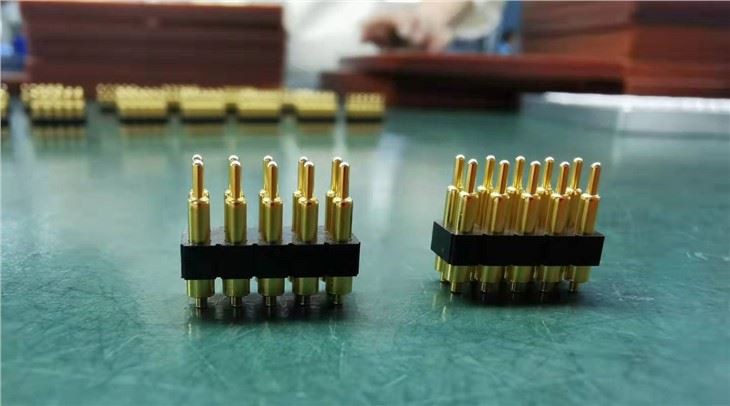 Spring-loaded Micro Pogo Pin Contacts