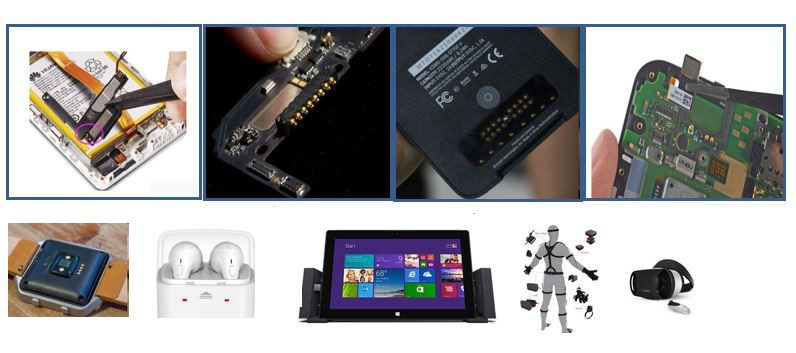 پوگو پن کنیکٹر سمارٹ ڈیوائسز پر لاگو