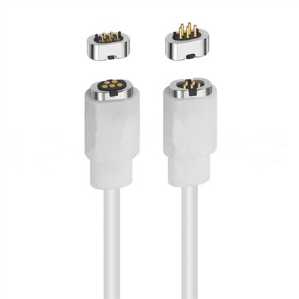 5 پن مقناطیسی کنیکٹر پوگو پن چارجنگ کیبل